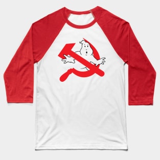 The Ghostbusters Hammer and Sickle Baseball T-Shirt